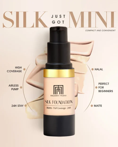 Masarrat Misbah Silk Foundation - Mini