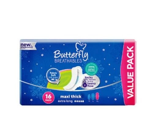 Butterfly Pads Maxi Xtra Long Value 16pcs