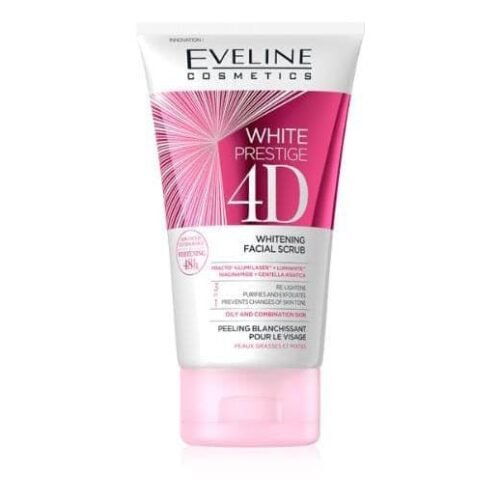 Eveline 4D Whitening Facial  Scrub 150ml
