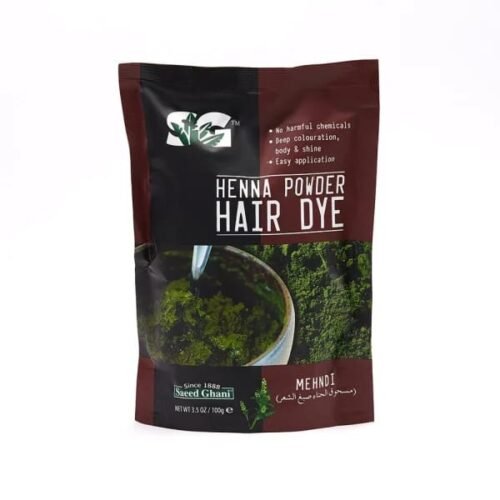 Saeed Ghani Hair Hina Powder Pouch Pack 100g
