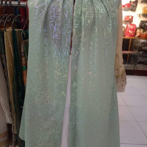 Chiffon Top Front Open