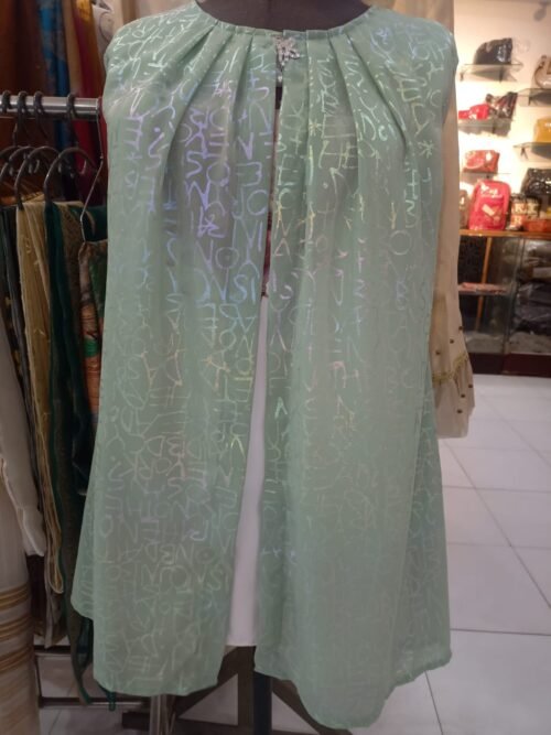 Chiffon Top Front Open