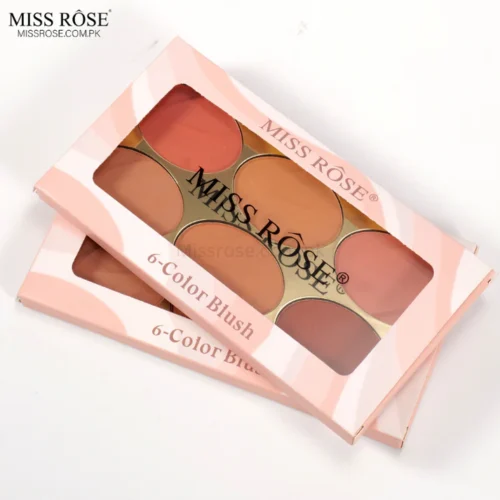 Miss Rose 6 Color Blush On Kit