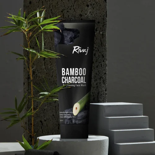 Rivaj Bamboo Charcoal Face Wash 100ml