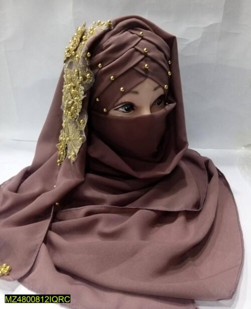 Georgette Fancy Stoler Hijab