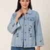 Women’s Jeans Embroidery Jacket