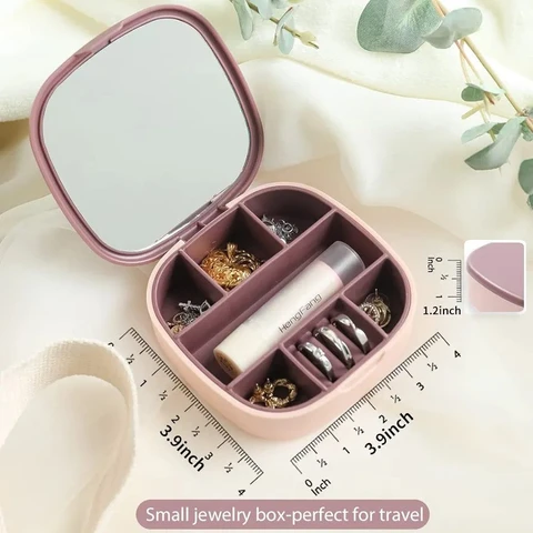 plastic-jewellery-box-with-mirror-portable-jewellery-storage-original-imagttz5r6zrq2pg Mini Portable Jewelry Organizer with Mirror