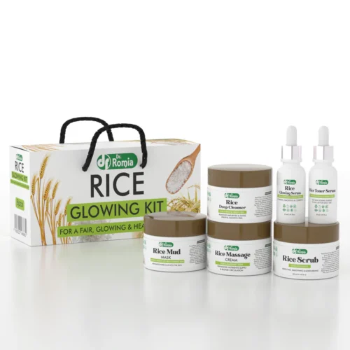 AllKit0001 Dr. Romia Rice Glowing Facial Kit