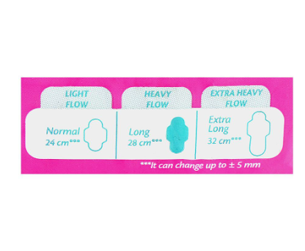 Molped Pure & Soft Maxi Thick Organic Cotton Pad, Long (9-Pads)