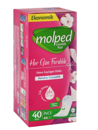 Molped Pantyliner Everyday Freshness pH Balanced Economic Pack (40-pcs)