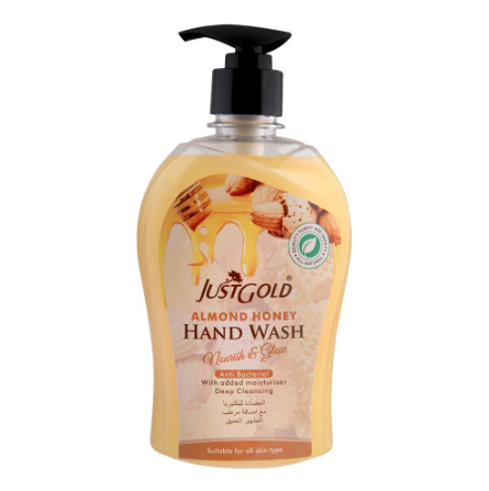 Just Gold Almond Honey Anti-Bacterial Hand Wash (500ml)
