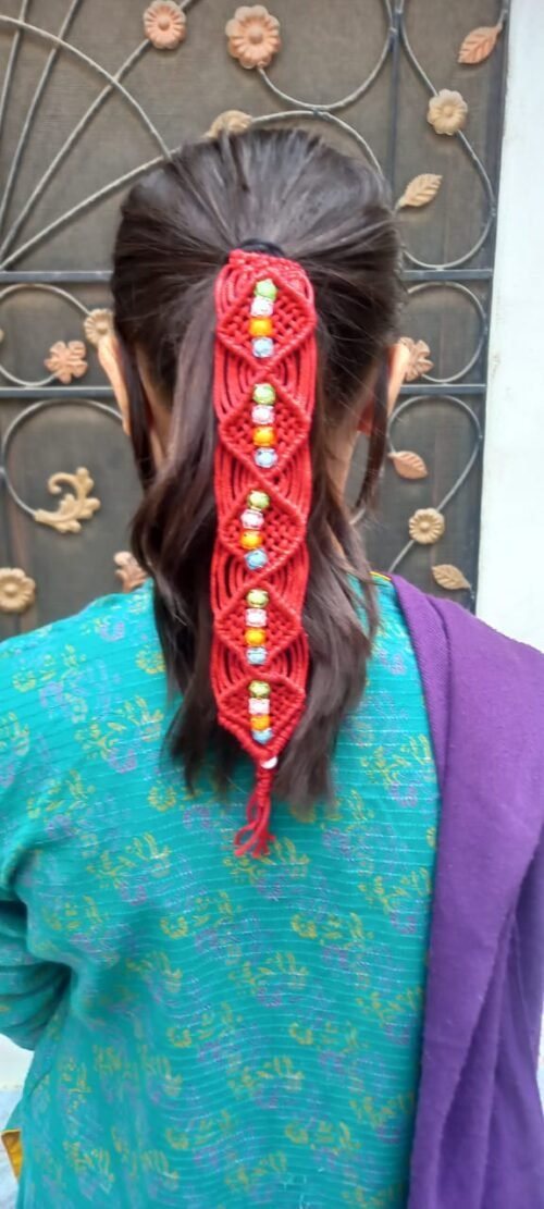 Handmade Thread Hair Ponytail