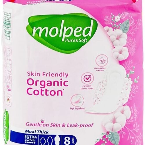 WhatsApp Image 2026-01-22 at 3.23.45 PM Molped Pure & Soft Maxi Thick Organic Cotton Pad, Extra Long (8-Pads)