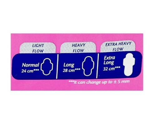 Molped Pure & Soft Maxi Thick Organic Cotton Pad, Extra Long (8-Pads)