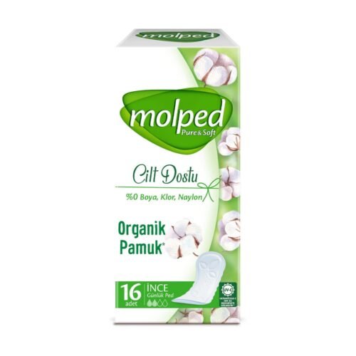 Molped Skin Friendly Organic Cotton Sanitary Pads (16-pcs)