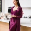 Flourish Gown Set 4914 - Wine