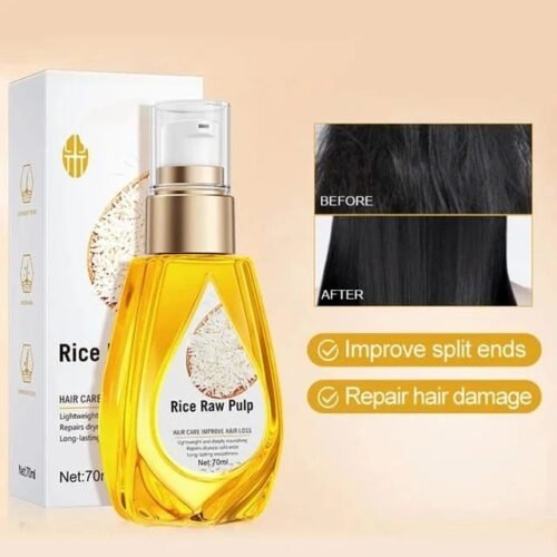 BIOAQUA Rice Raw Pulp Hair Essential Oil – 70ml