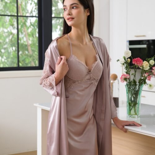 Flourish Gown Set 4914 - Pudra