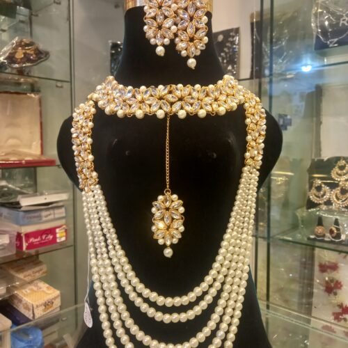 Pearl Bridal Jewellery Set