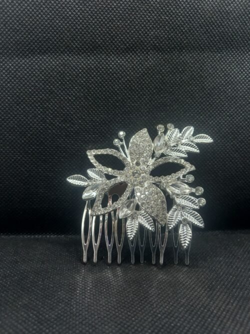 20260207_164845 Fancy Flower Stone Hair Clip