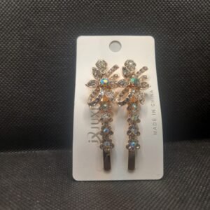 Elegant Butterfly Stone Hair Clip