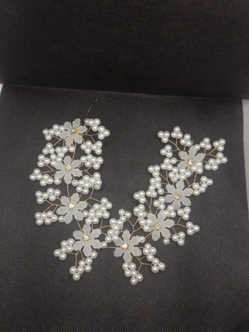 Pearl Embellished Soft Hair Band