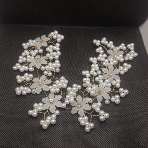 Pearl Embellished Soft Hair Band