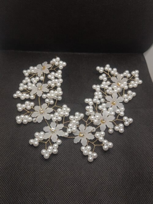 Pearl Embellished Soft Hair Band