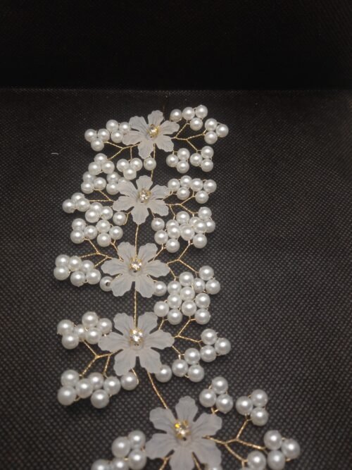 Pearl Embellished Soft Hair Band