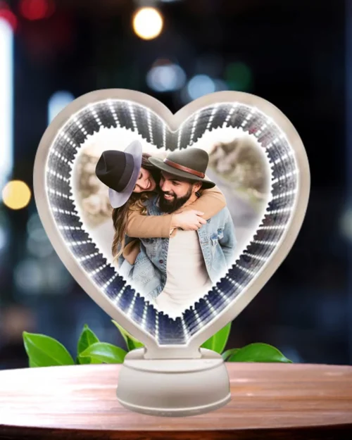 3D-Heart-Magic-Mirror-4 3D Magic Mirror Heart Shape LED Photo Frame