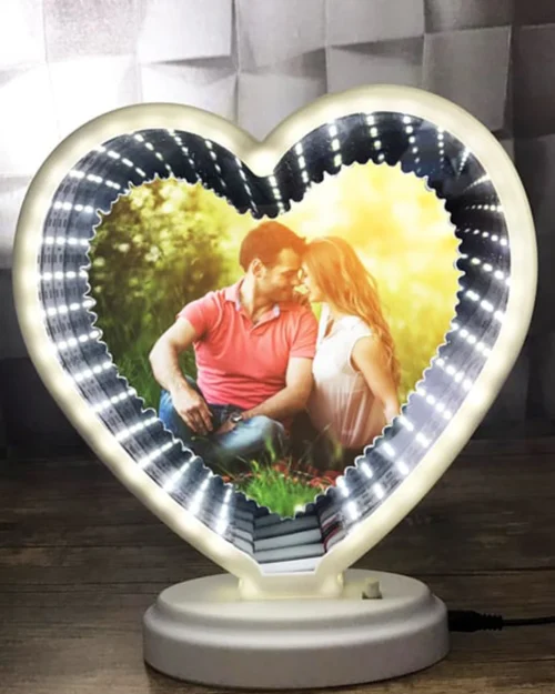3D-Heart-Magic-Mirror-5 3D Magic Mirror Heart Shape LED Photo Frame