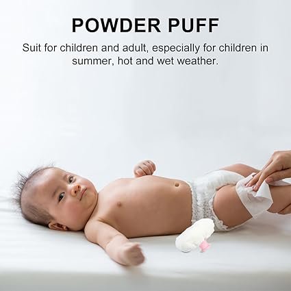 Powder Puffs with Short Handles