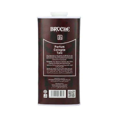 Broche 51 Talcum Powder