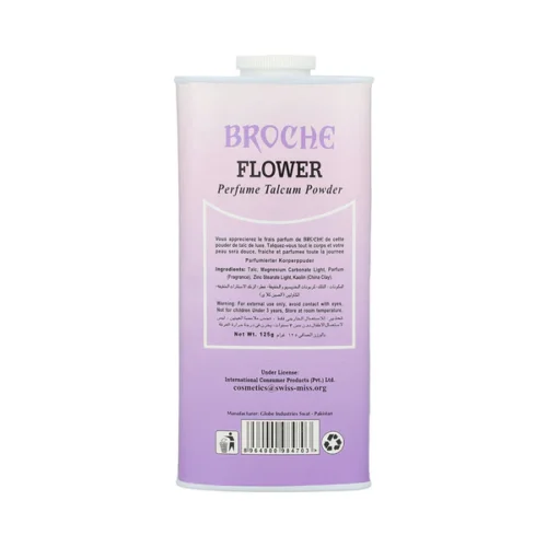 Broche Flower Talcum Powder