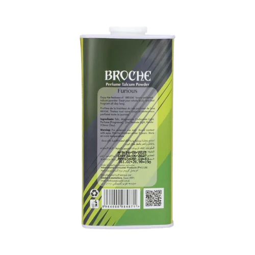 Broche Furious Talcum Powder
