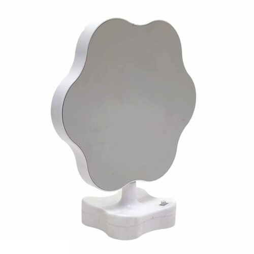 Magic Mirror Photo Frame with LED Light – Flower Design