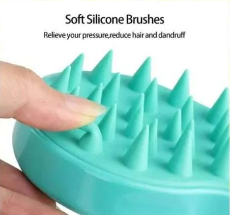 Silicone Hair Scalp Massager Shampoo Brush