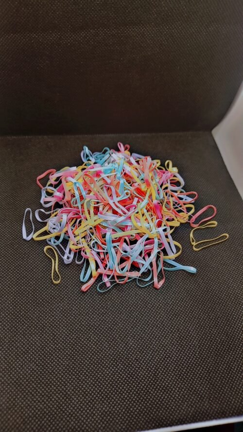 Heart Shape Box of Hair Rubber Bands