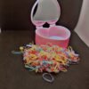 Heart Shape Box of Hair Rubber Bands