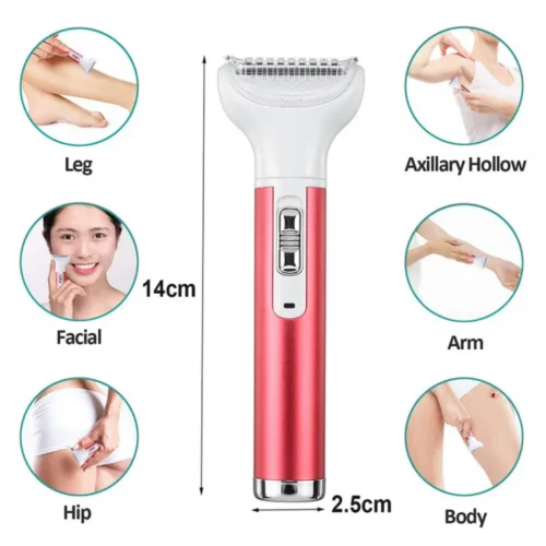 Kemei KM-628 5 in 1 Hair Remover for Women