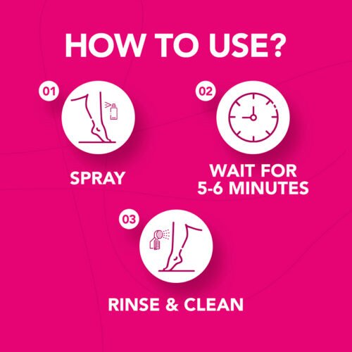 Nair Hair Remover Spray – Lemon 200 ML