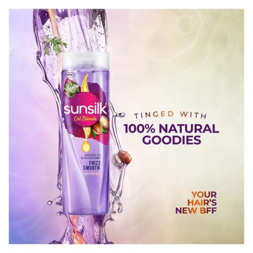 Sunsilk Oil Blends Frizz Smooth Shampoo With Rosemary & Argan Oil