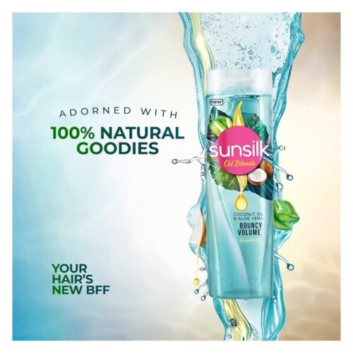 Sunsilk Coconut Oil And Aloe Vera Bouncy Volume Shampoo