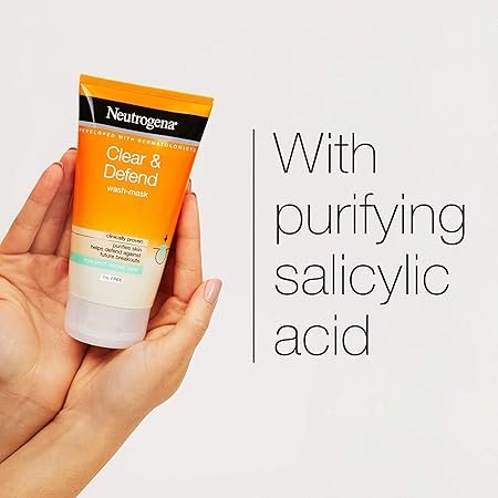 Neutrogena Clear & Defend wash-mask
