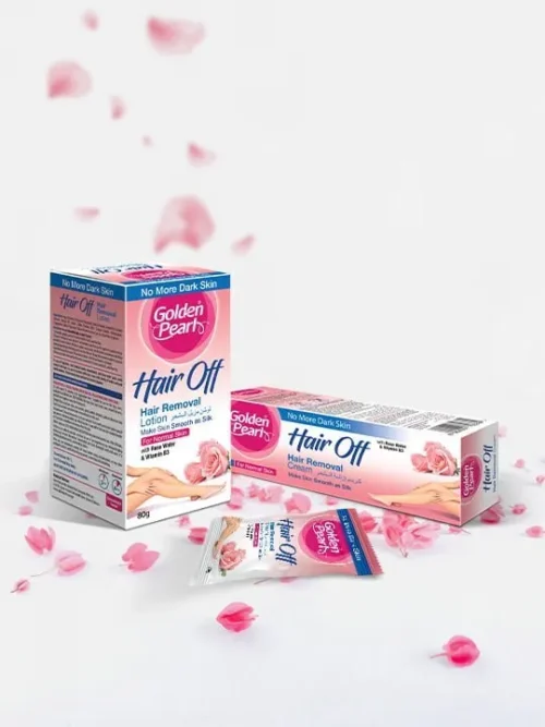 Golden Pearl Hair Off - Hair Removal Cream - Rose