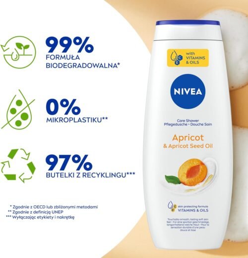 NIVEA Apricot & Apricot Seed Oil Nourishing Shower Gel - 250ml