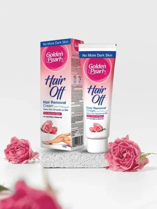 Golden Pearl Hair Off - Hair Removal Cream - Rose