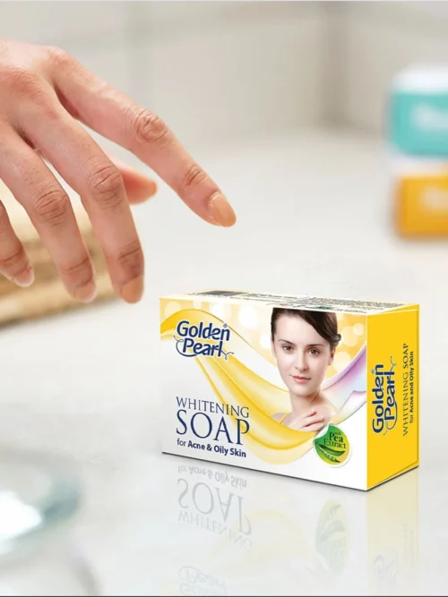 Golden Pearl Glowing Soap – Acne Prone & Oily Skin