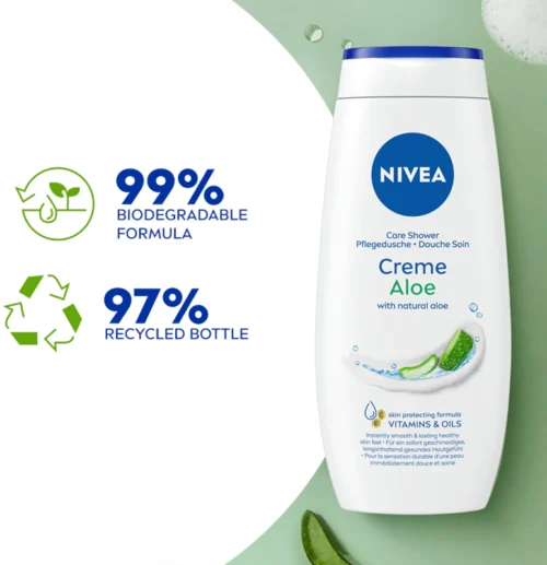 Nivea Aloe Cream Shower Cream - 250 ml