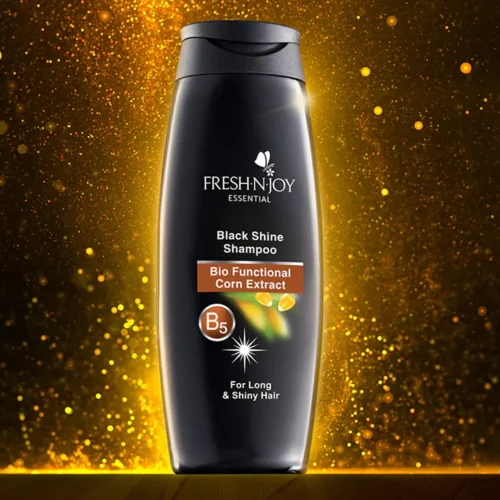 Fresh.N.Joy  Shampoo - Black Shine with Bio Functional Corn Extract